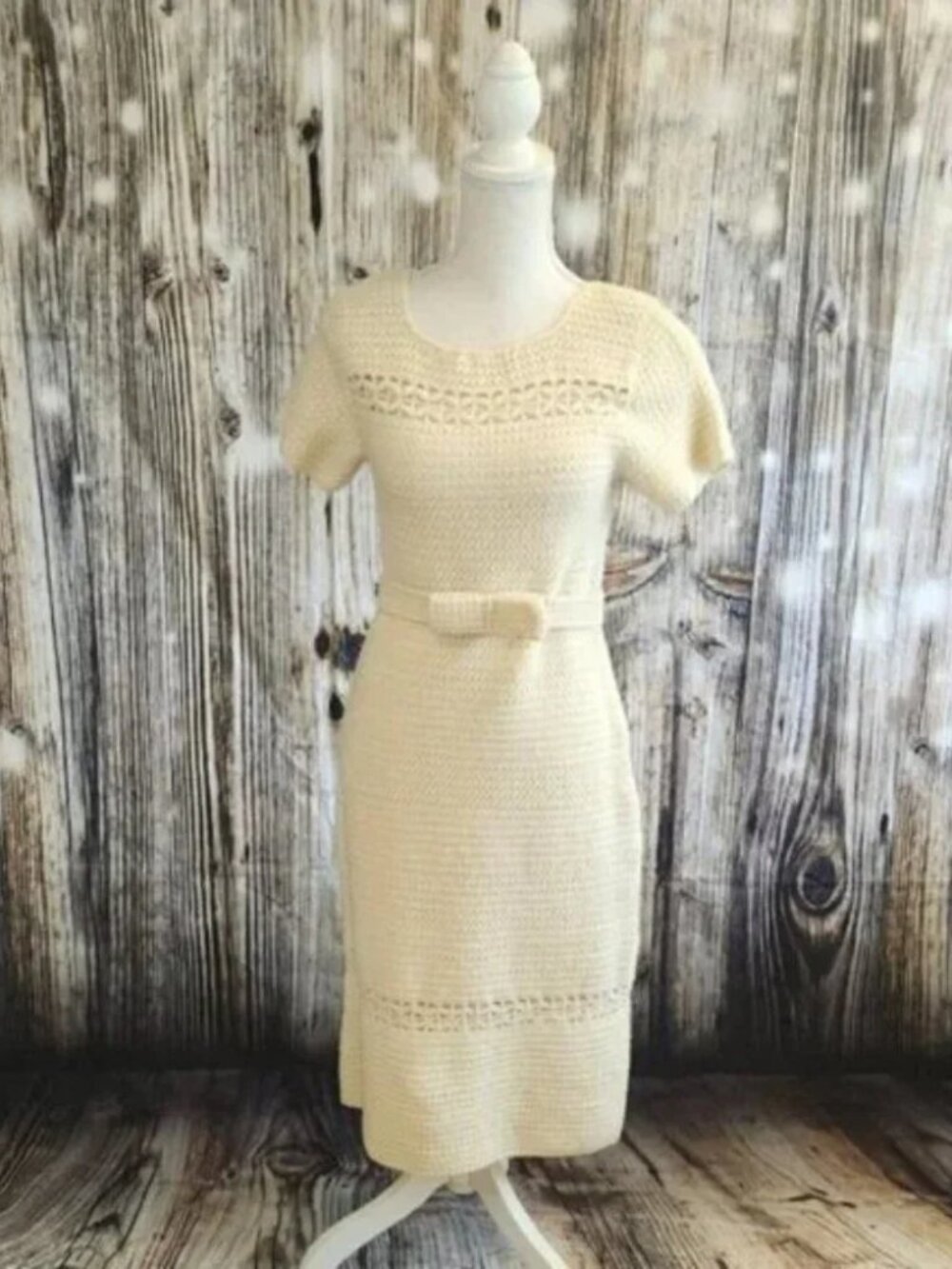 Vintage Handmade Crochet Dress